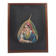 Antico Dipinto QUADRO Immagine