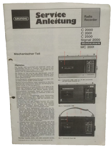 Grundig service manual manuale - manual,