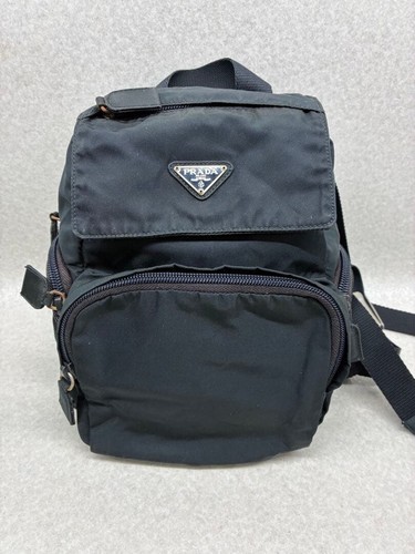 Prada mini zaino nylon - prada, argento