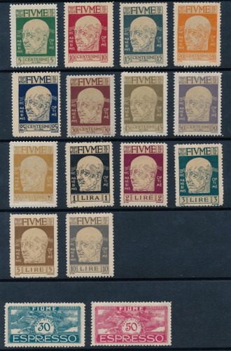 Fiume 1920 annunzio - d'annunzio, serie