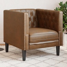 Poltrona Chesterfield Marrone