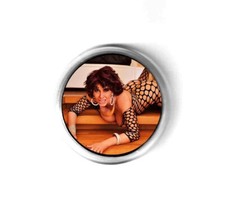 1 spilla NEW milly d'abbraccio attrice sexy italiana anni 80 90 no dvd rivista