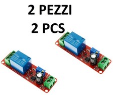 2PZ Modulo relè 12v temporizzatore regolabile timer ne555 10a/250v