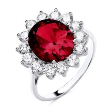 Anello grappolo argento - a,