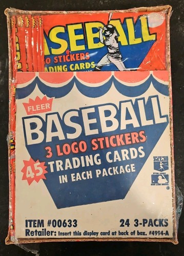 Fleer baseball 1983 - 1983, scatola