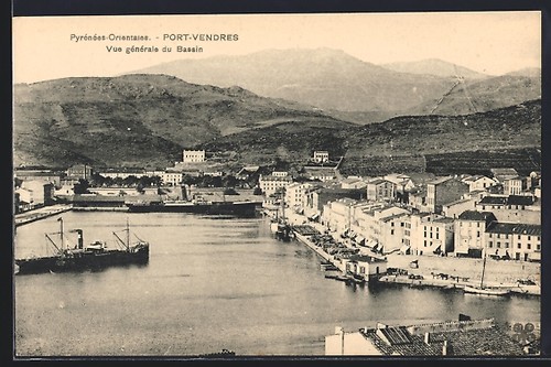 Cpa port vendres vue - cpa, port-vendres,
