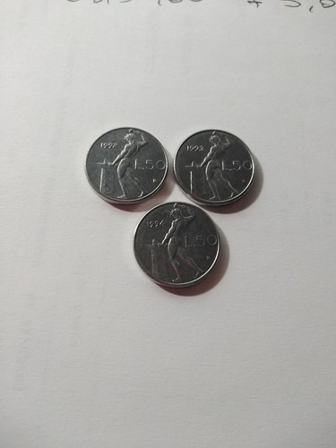 Italia monete da 50 - 50, lire