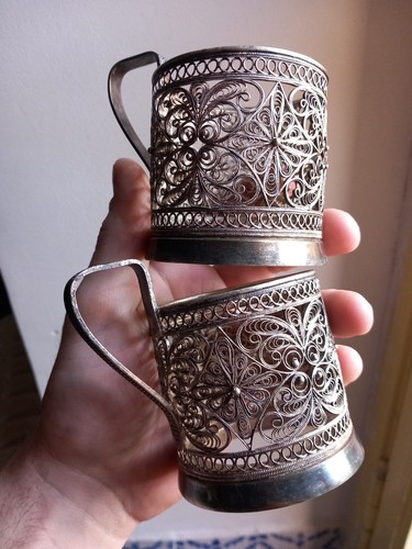 Coppia porta bicchieri - coppia, tazza
