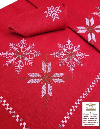 Rectangular embroidered