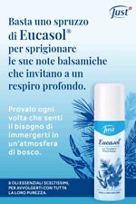 JUST - EUCASOL 50 Ml - Balsamico Lunga Scadenza - Con Eucalipto E Pino Cembro