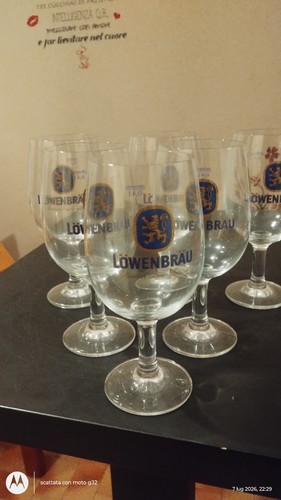Calici birra vintage lowenbrau - calici,