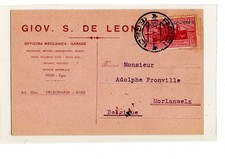 Egeo, Rodi , 1931 , Virgilio , isolato , testatina destinazione Belgio