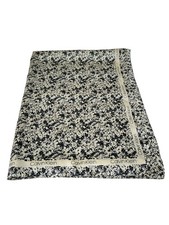 CALVIN KLEIN Sciarpa estiva Donna Sciarpa bianco sporco-nero stile casual