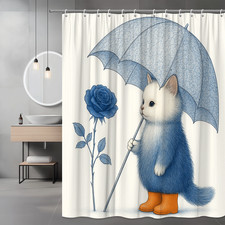 Tenda da doccia per gatti