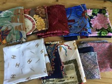 Sciarpe quadrate donna diverse taglie e colori e seta cotone sintetico design