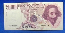 Rep. Ita. Banconota da 50000