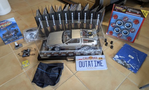 Eaglemoss delorean scala 8 - delorean,