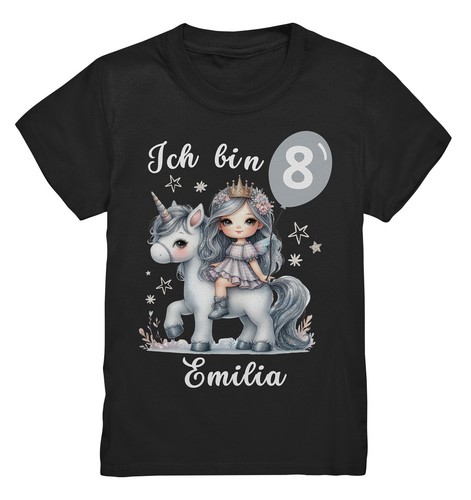 Shirt bambina compleanno - t-shirt, 8°
