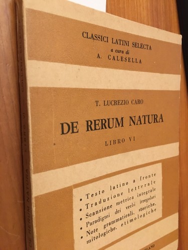 Rerum natura lucrezio - lucrezio,