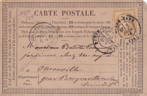 Carte postale precurseur - 🦬,