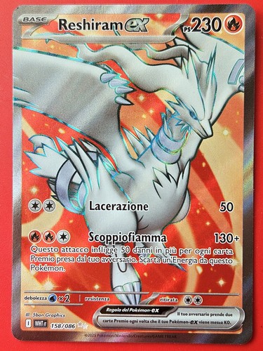 Carta pokemon reshiram - reshiram, full