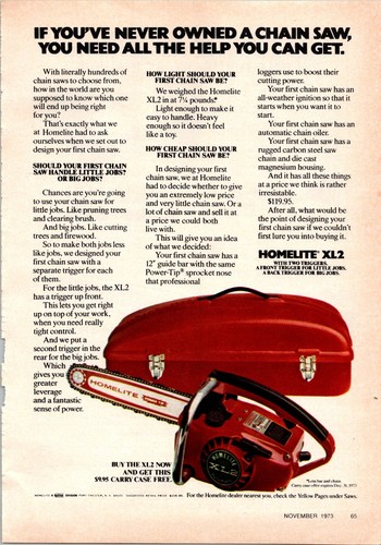 Homelite xl2 motosega - homelite,