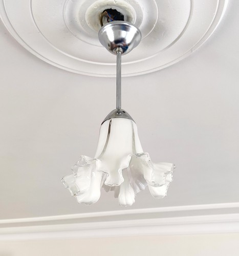 Lampadario vintage vetro - lampadario, in