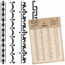 Stencil bordo scrapbooking fai