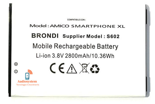 Batteria pila per brondi - batteria, amico