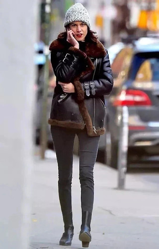 Bomber donna vera pelle - , di