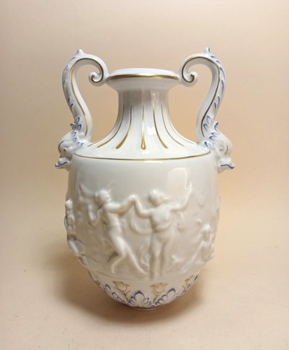 Capodimonte vaso urna - capodimonte,