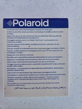 Sealed Vintage Polaroid Type