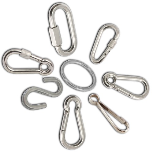 Moschettone acciaio inox