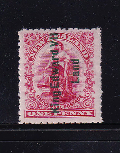 Nuova zelanda 1908 - zelanda, certificato