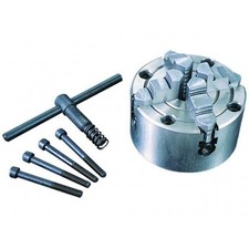 Mandrino a 4 griffe Proxxon 24408 per tornio PD400 24400