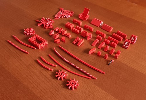 Lotto lego technic - lotto, rosso