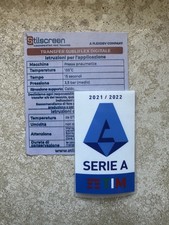 Toppa patch Serie A  2021 2022 Serie  A Calcio  Campionato Ufficiale STILSCREEN