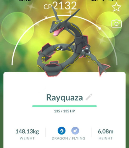 Pokémon shiny rayquaza p - shiny,