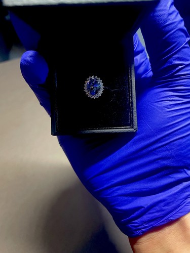 Natural sapphire ring - ring, 2.50ct