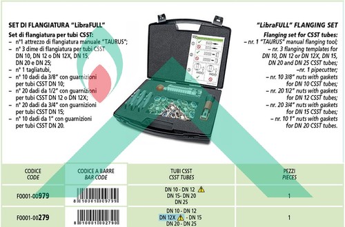 Set attrezzi per flangiatubi - attrezzi,