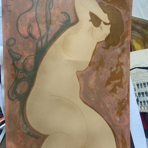 Lithographie artistique de - artistique,