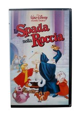 *HH* VHS Walt Disney La Spada Nella Roccia Film Animazione Cartone Videocassetta