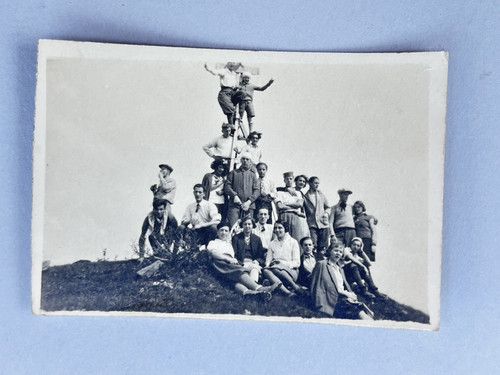 Gruppo escursionisti montagna - gruppo,