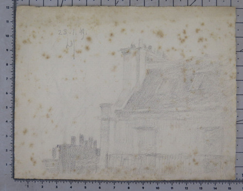 Vecchio disegno matita - vecchio, su