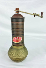 Macina spezie turca in ottone vintage macinasale macinapepe erbe macinacaffè