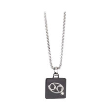 Collana in acciaio con