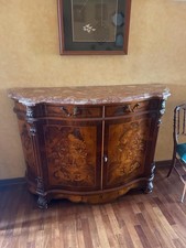 credenza con base di marmo 