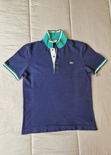 Polo Lacoste uomo S blu scuro originale – cotone elasticizzato, ottime...
