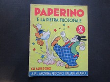 ALBI D'ORO DISNEY 22 ORIGINALE PAPERINO E LA PIETRA FILOSOFALE MONDADORI 1938 !