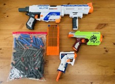Collezione Nerf Gun Elite Retaliator Zombie Sidestrike N-Strike Ex-3 + 108 frecce